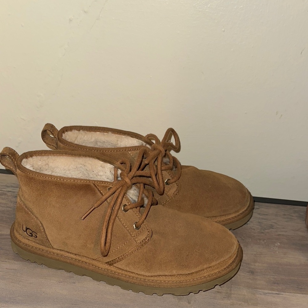 UGG Tan Suede Ankle Boots